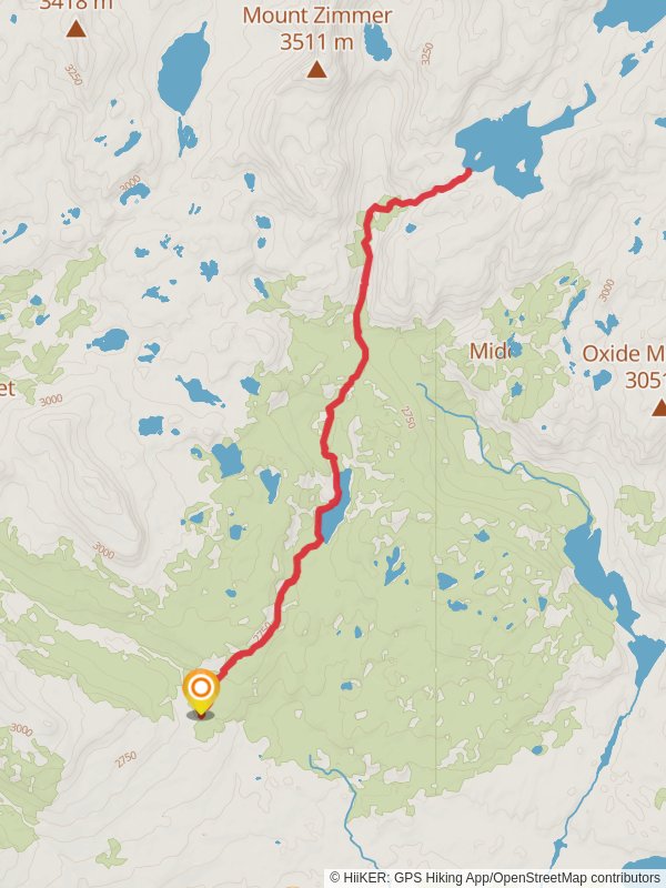 Lady of the Lake and Lower Aero Lake