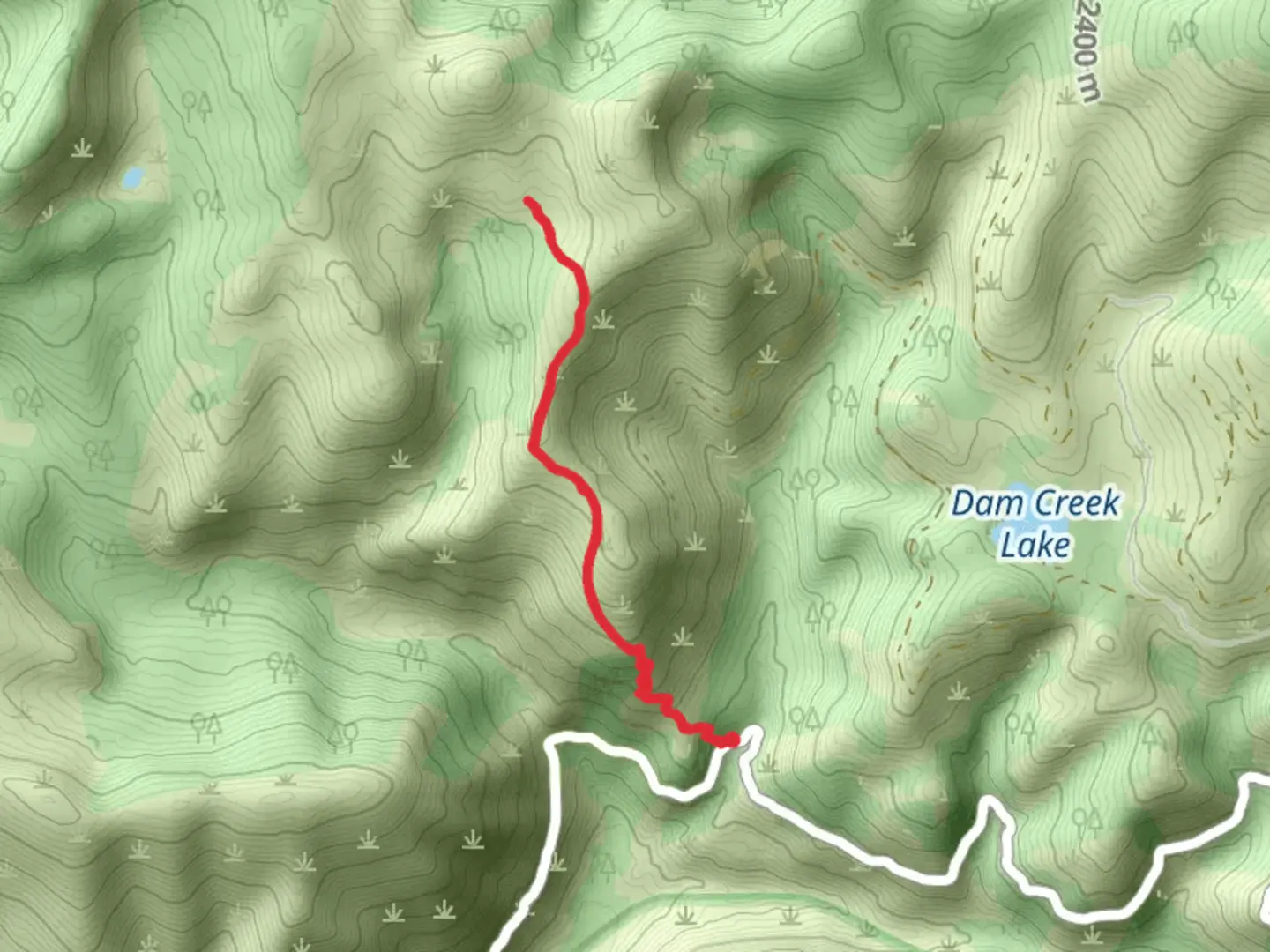An image depicting the trail Skalkaho - Little Burnt Fork Trail and its surrounding area.