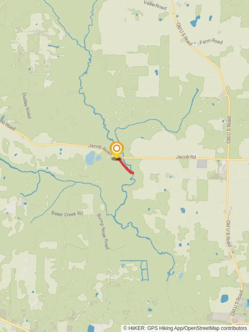 An image depicting the trail Bellamy Bridge Heritage Trail and its surrounding area.