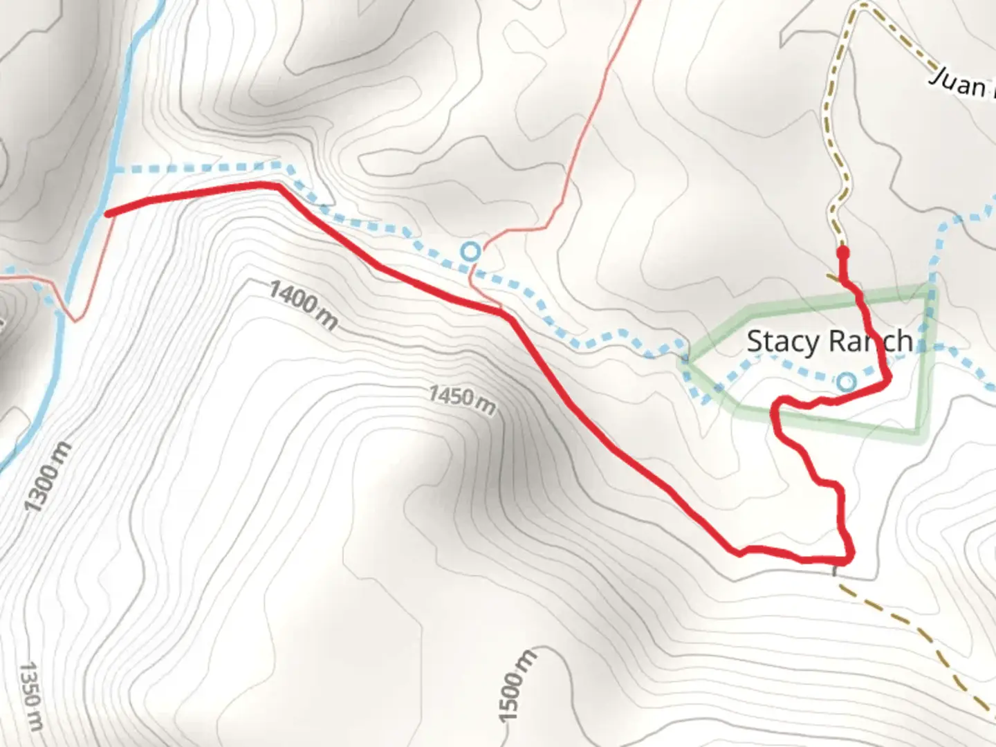 An image depicting the trail Bohom Trail and its surrounding area.