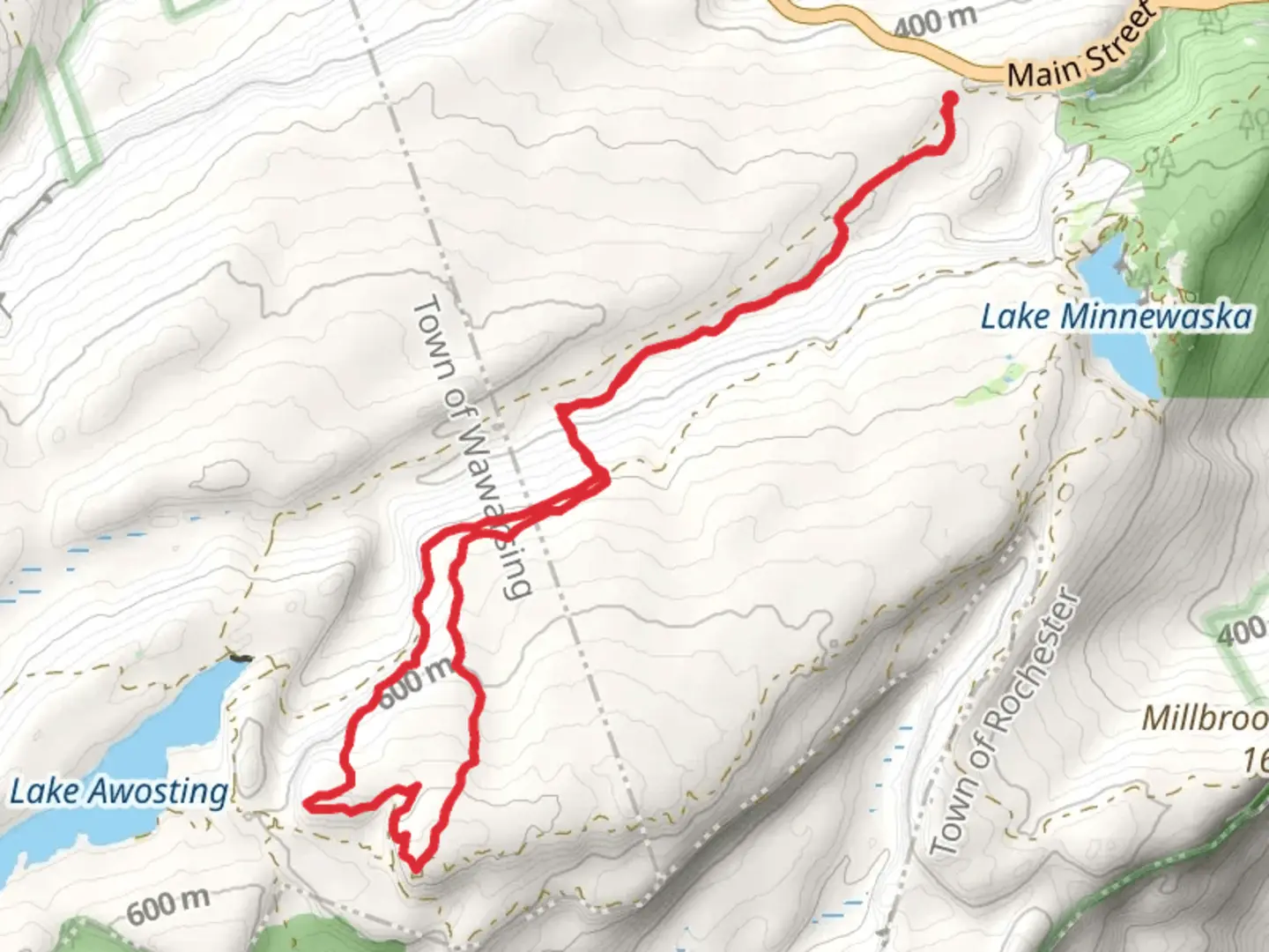 An image depicting the trail Castle Point Loop Trail and its surrounding area.