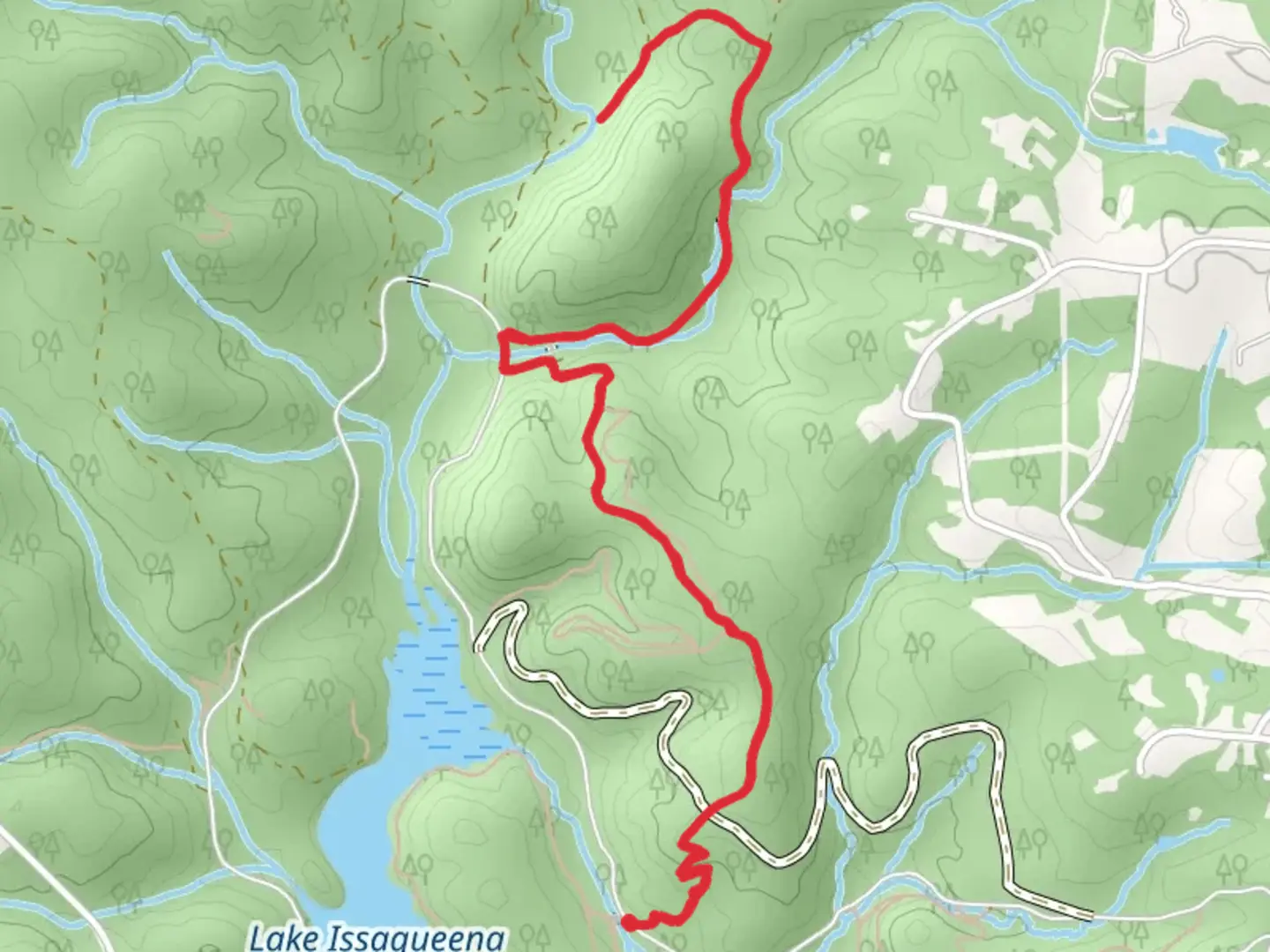 An image depicting the trail Bowman and Wildcat Alternate and its surrounding area.