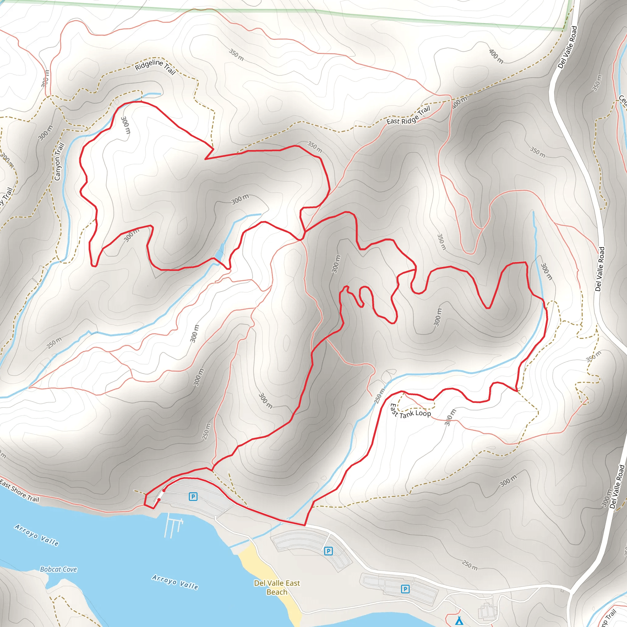 Arroyo Valle Circle mobile static map