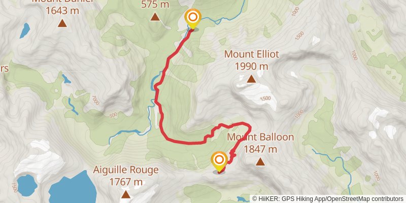 Milford Track stage 2 Map