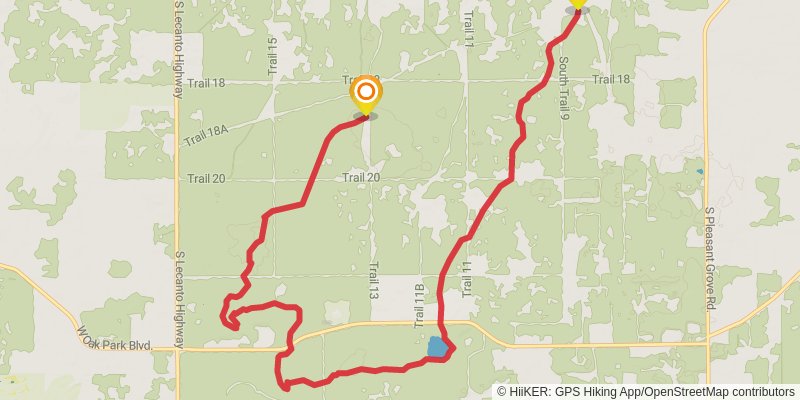 Withlacoochee State Forest - Citrus Perimeter Loop stage 2 Map
