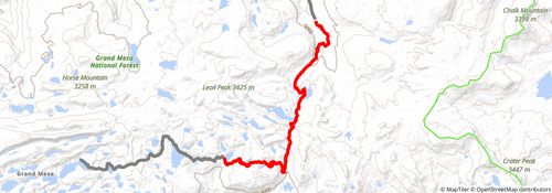American Discovery Trail South Route stage 270 Map