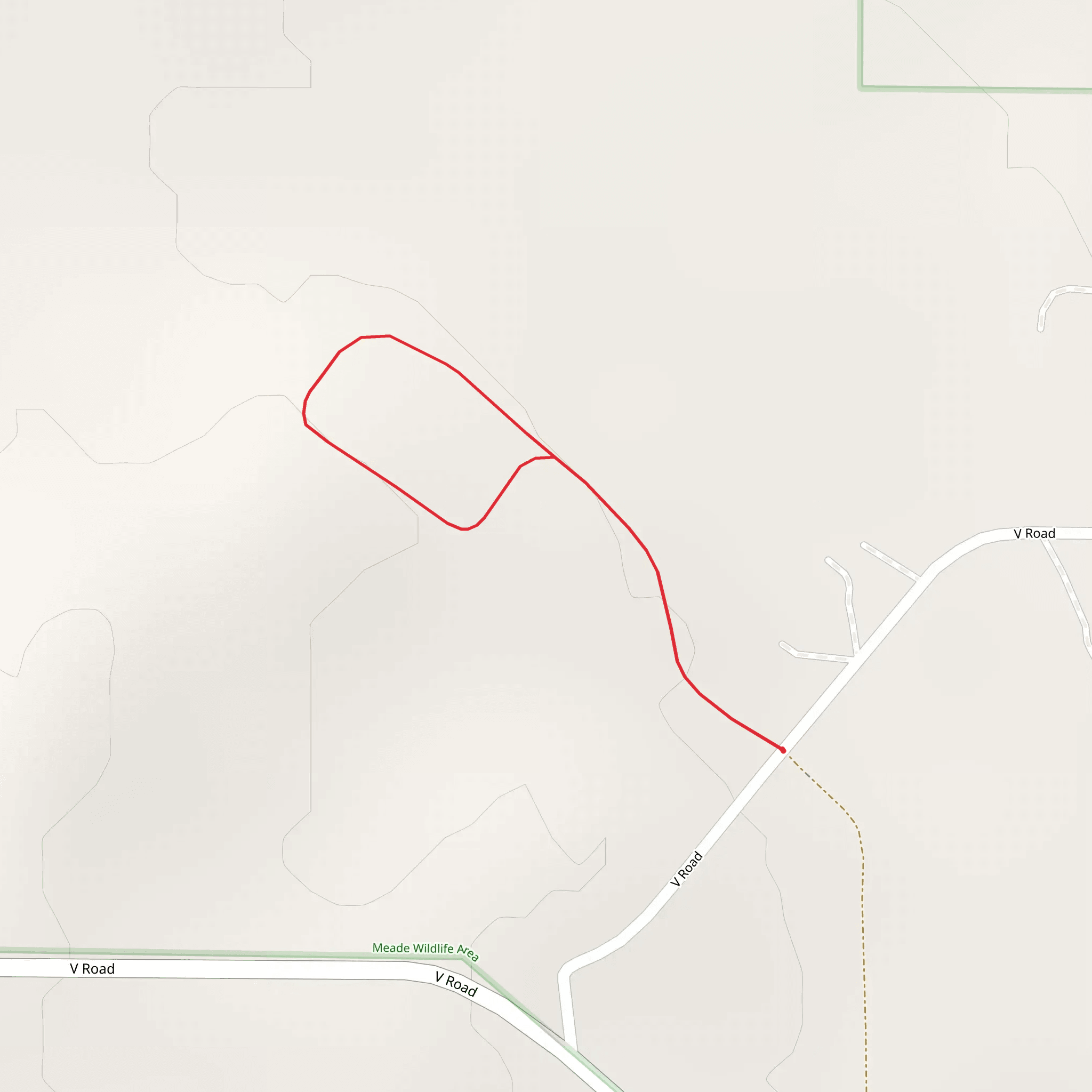 V Road Loop mobile static map