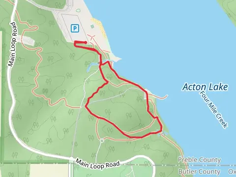 Acton Lake via West Shore Trail