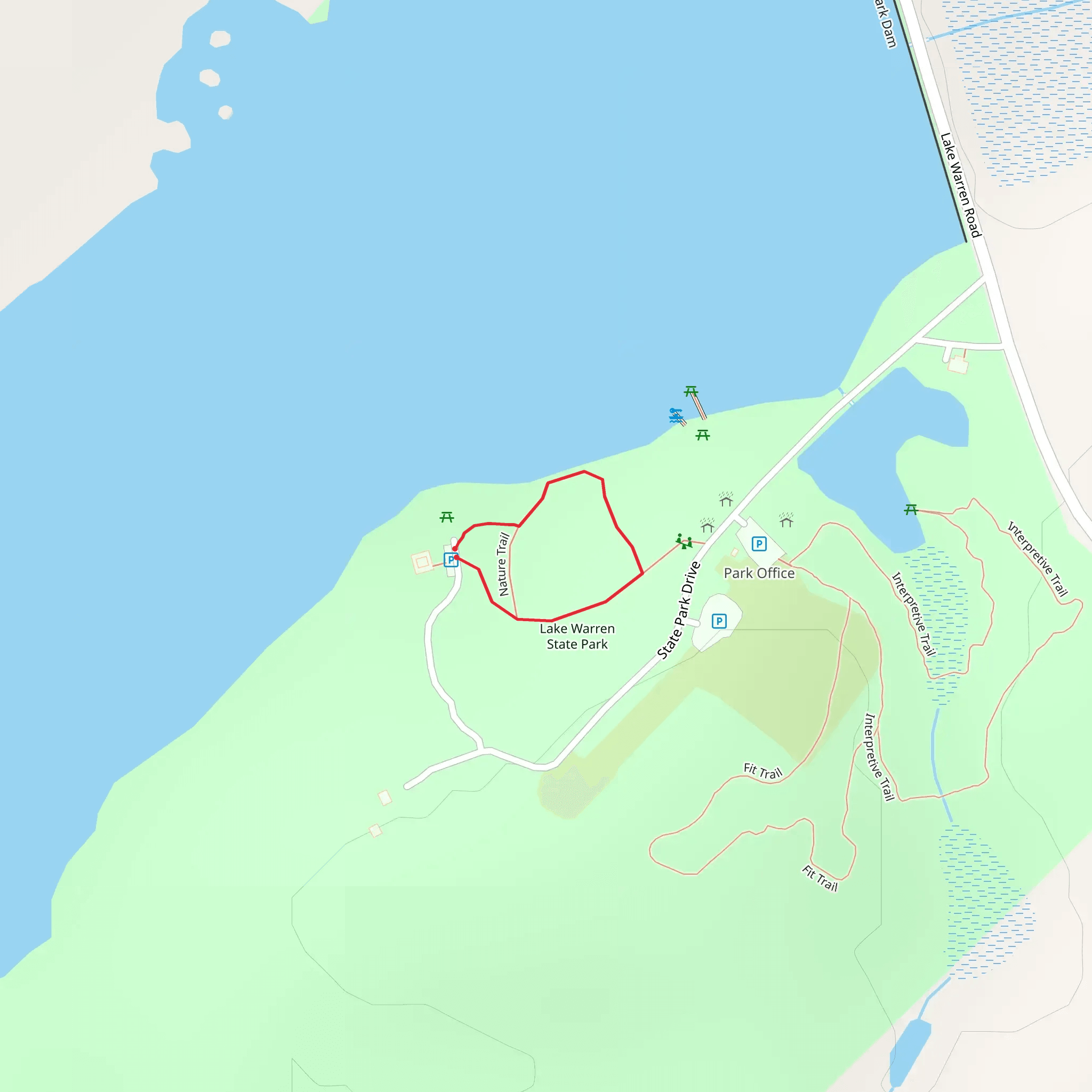 State Park Drive Loop mobile static map