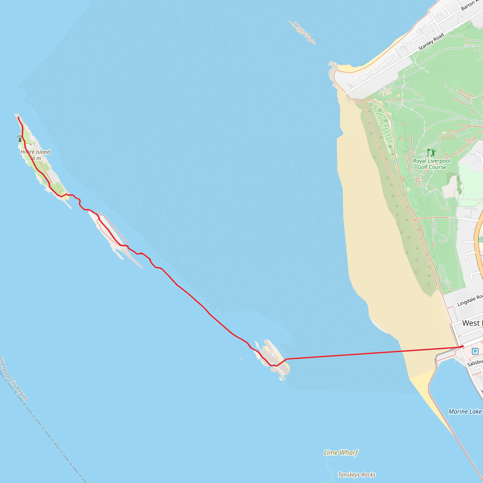 Hibre Island mobile static map