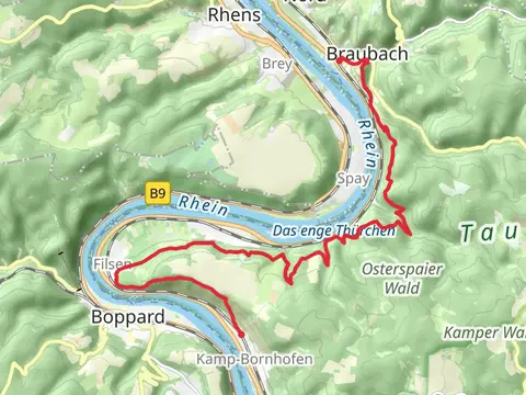 Braubach to Kampbornhofen Walk