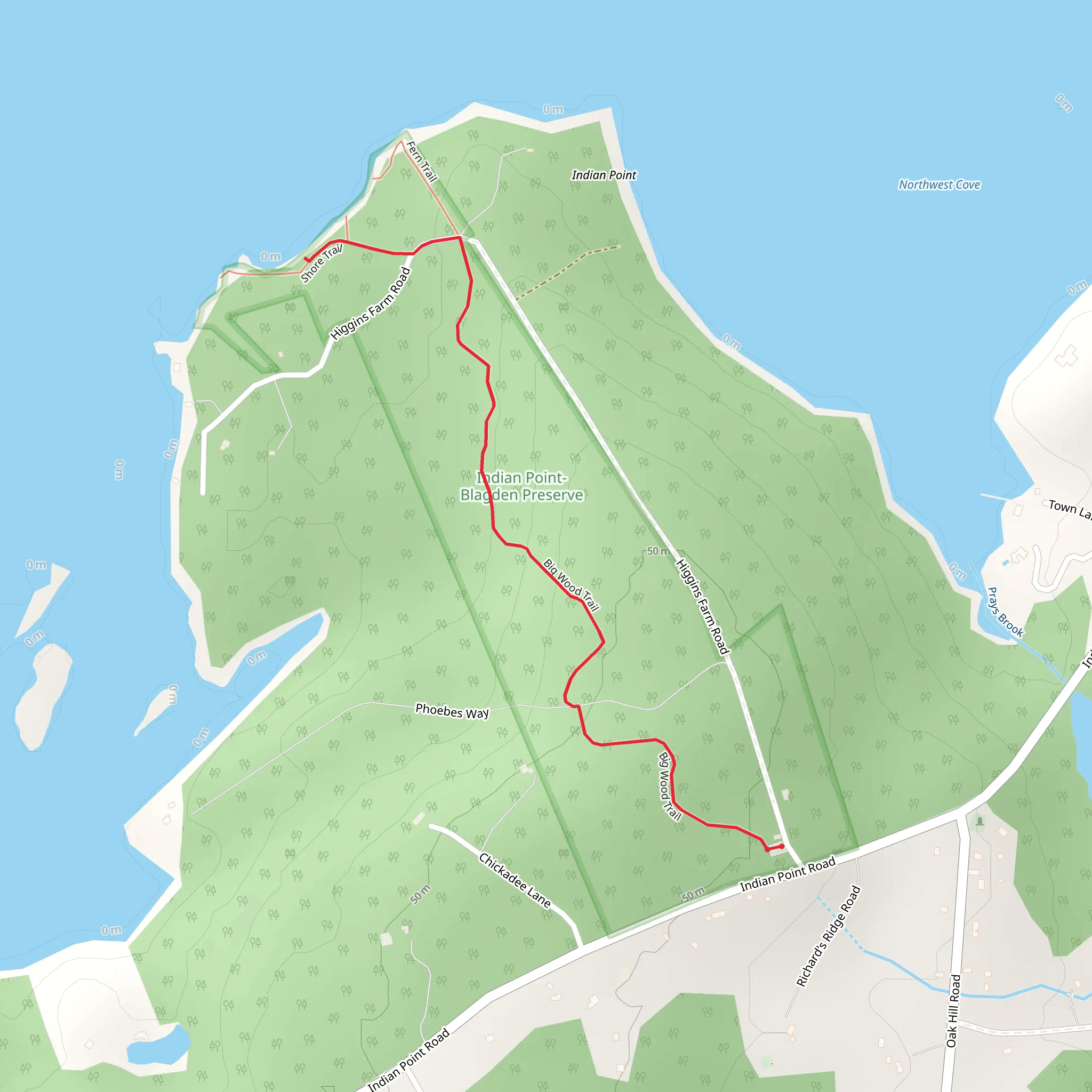 Union River View Trail mobile static map