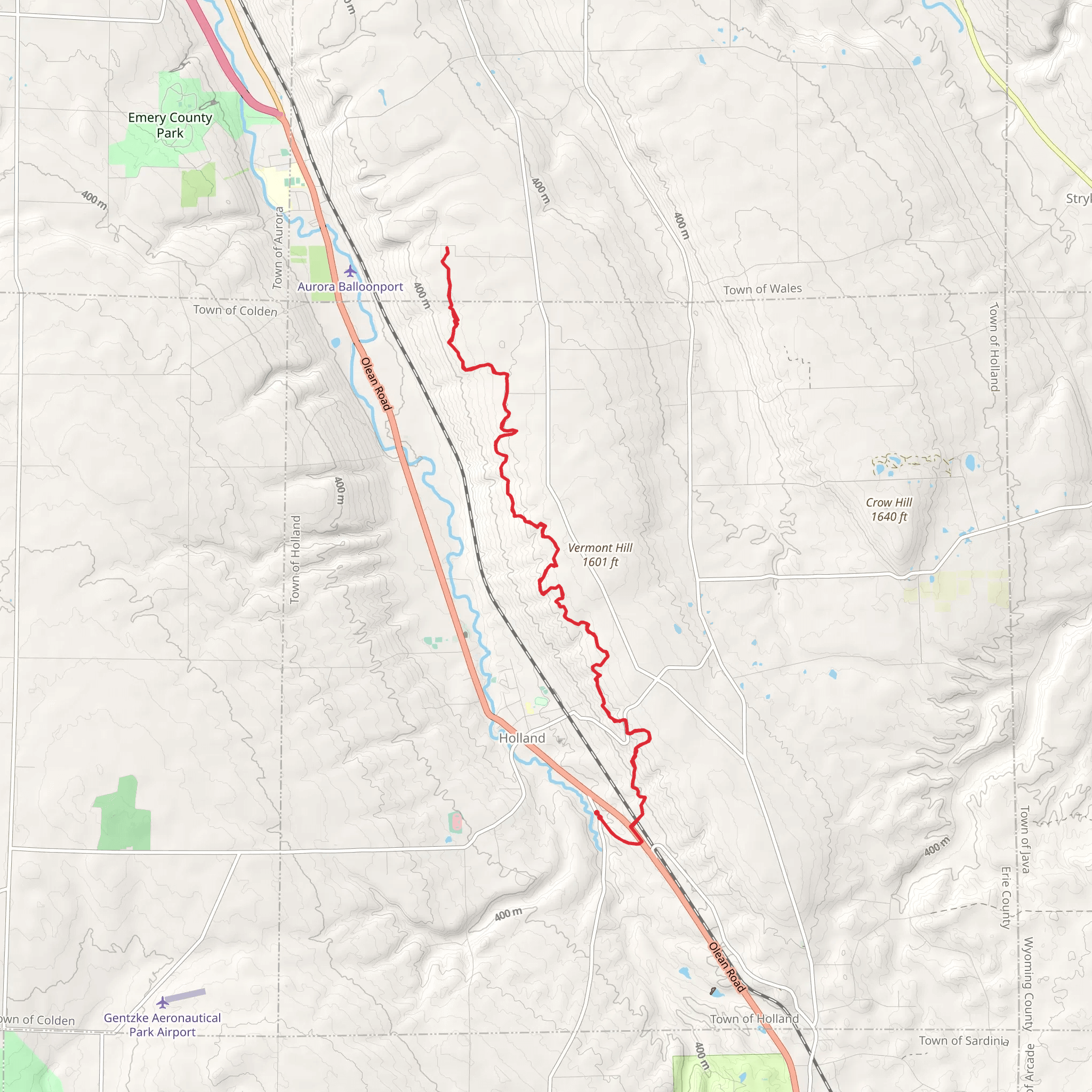 Vermont Hill in Holland mobile static map