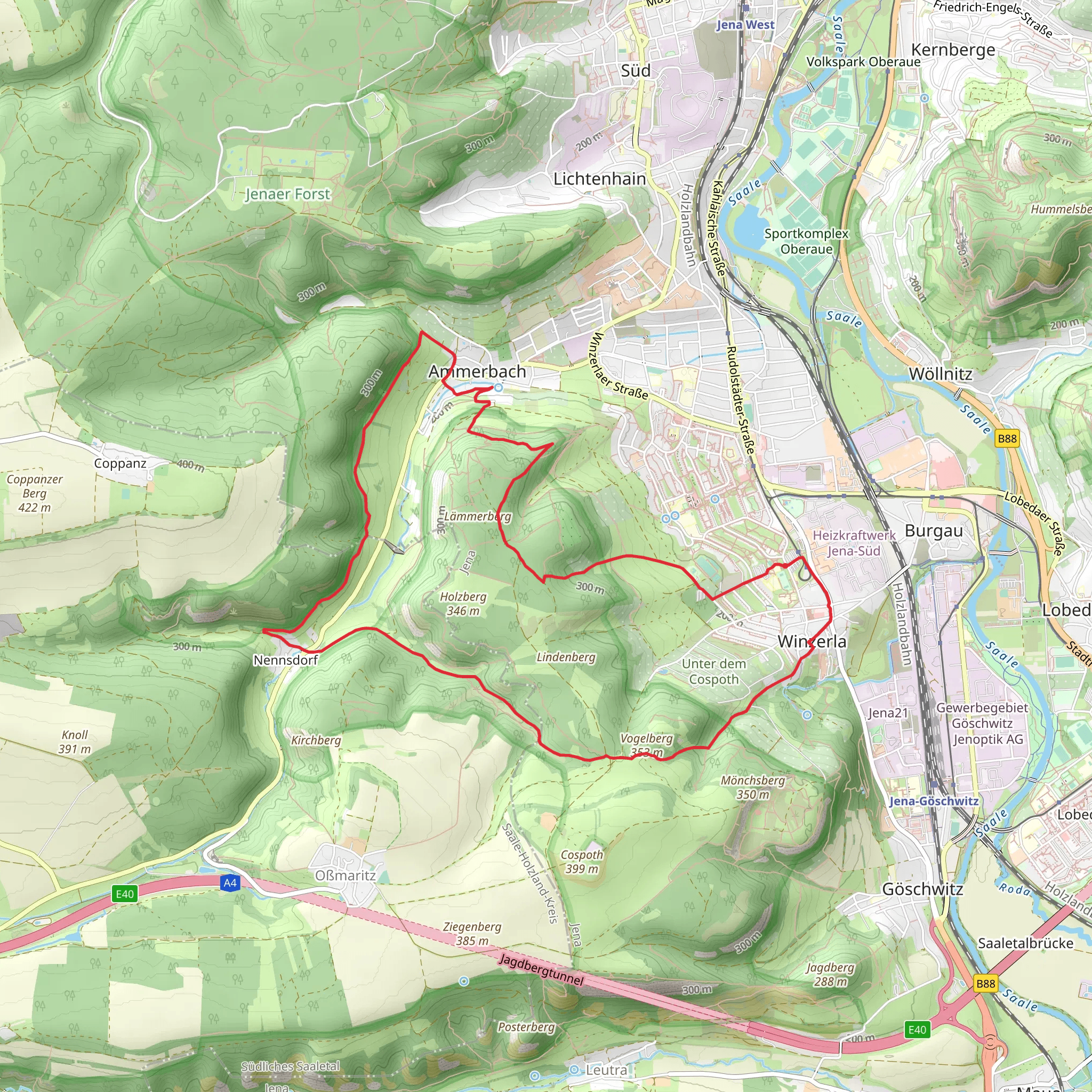 SaaleHorizontale Loop mobile static map