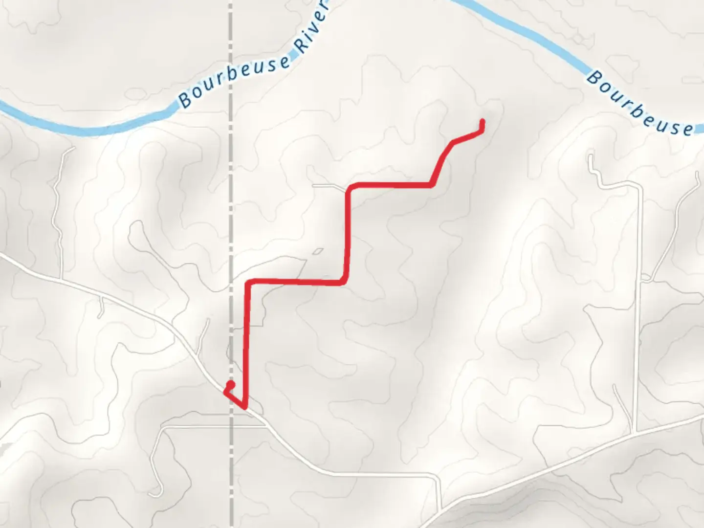 An image depicting the trail Lockhart Cemetery and its surrounding area.