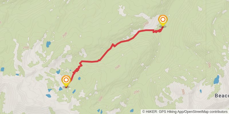 Spanish Peaks Loop alt 2 Map