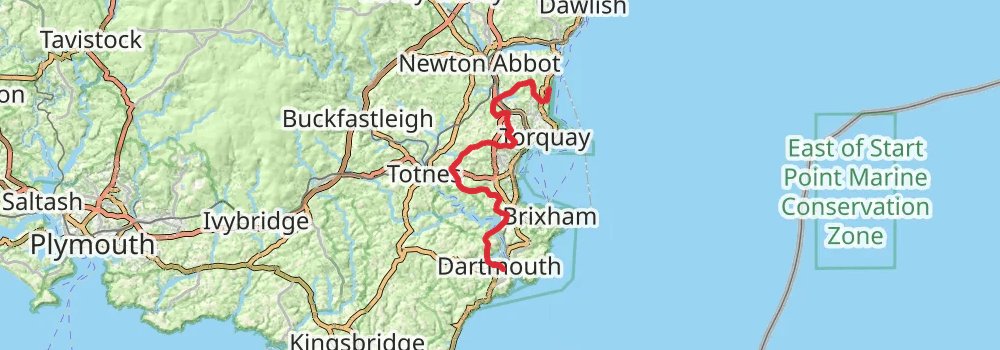 South West Coast Path alt 10 Map