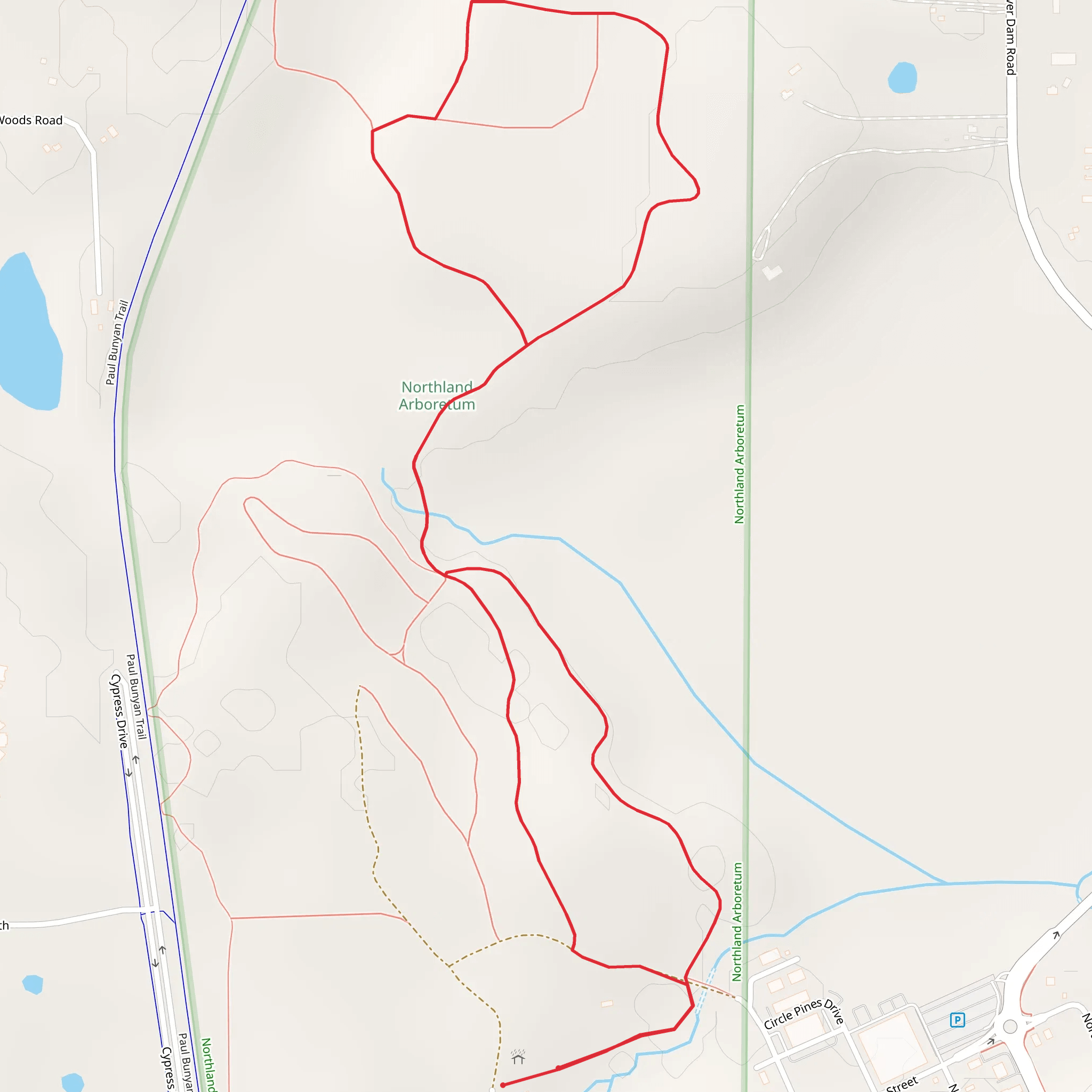 Conservation Road Loop mobile static map