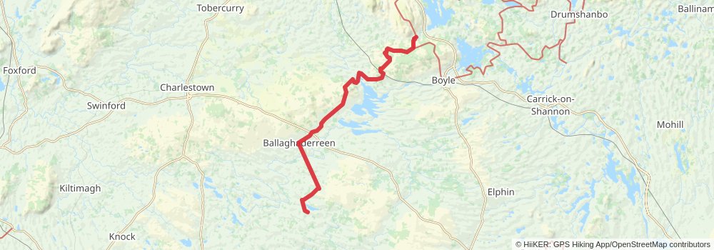 Beara Breifne Way stage 29 Map