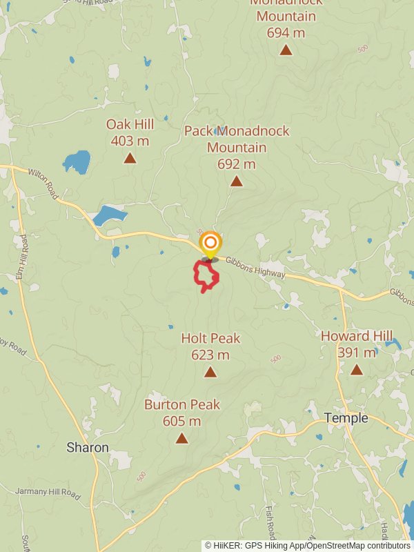 Beebe Trail and Wapack Trail Loop