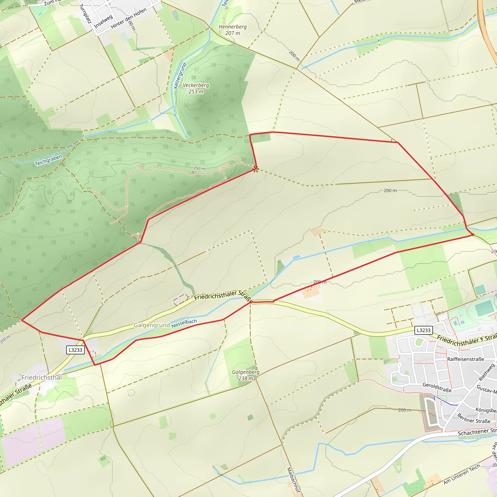 Friedrichsthal Loop mobile static map