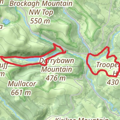 Heart of Wicklow 4-Day Gentle Tour (Hillwalk Tours) mobile static map
