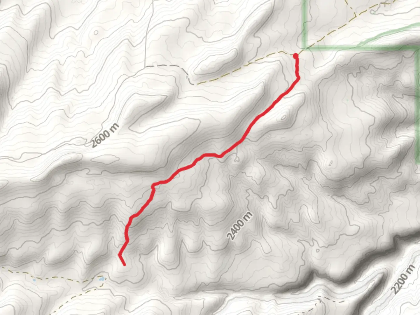 An image depicting the trail Winter Camp Trail and its surrounding area.