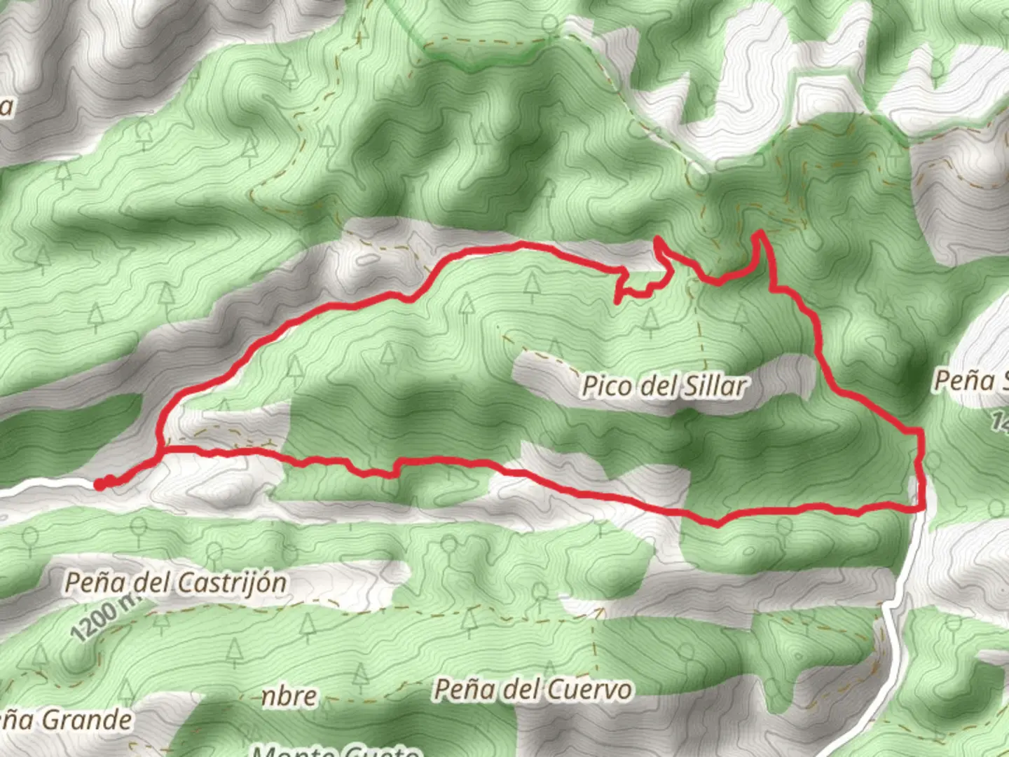 An image depicting the trail Traditional Path from Adrados to Vozmediano PR LE 58 and its surrounding area.
