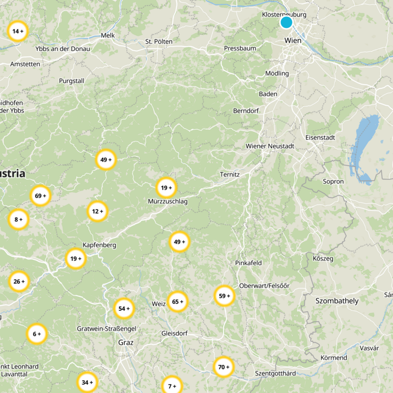 Bezirk Neunkirchen Static Map