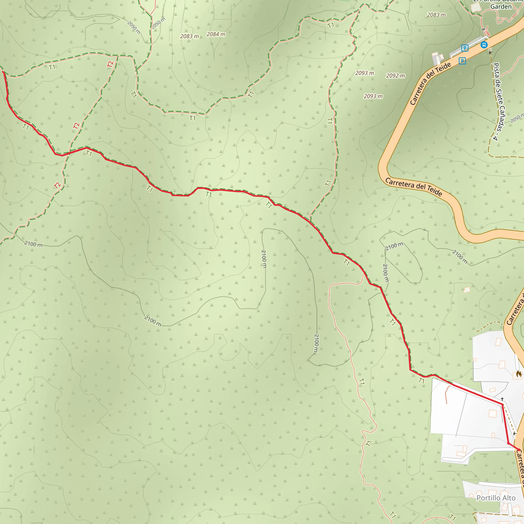 S-24 Portillo Alto mobile static map