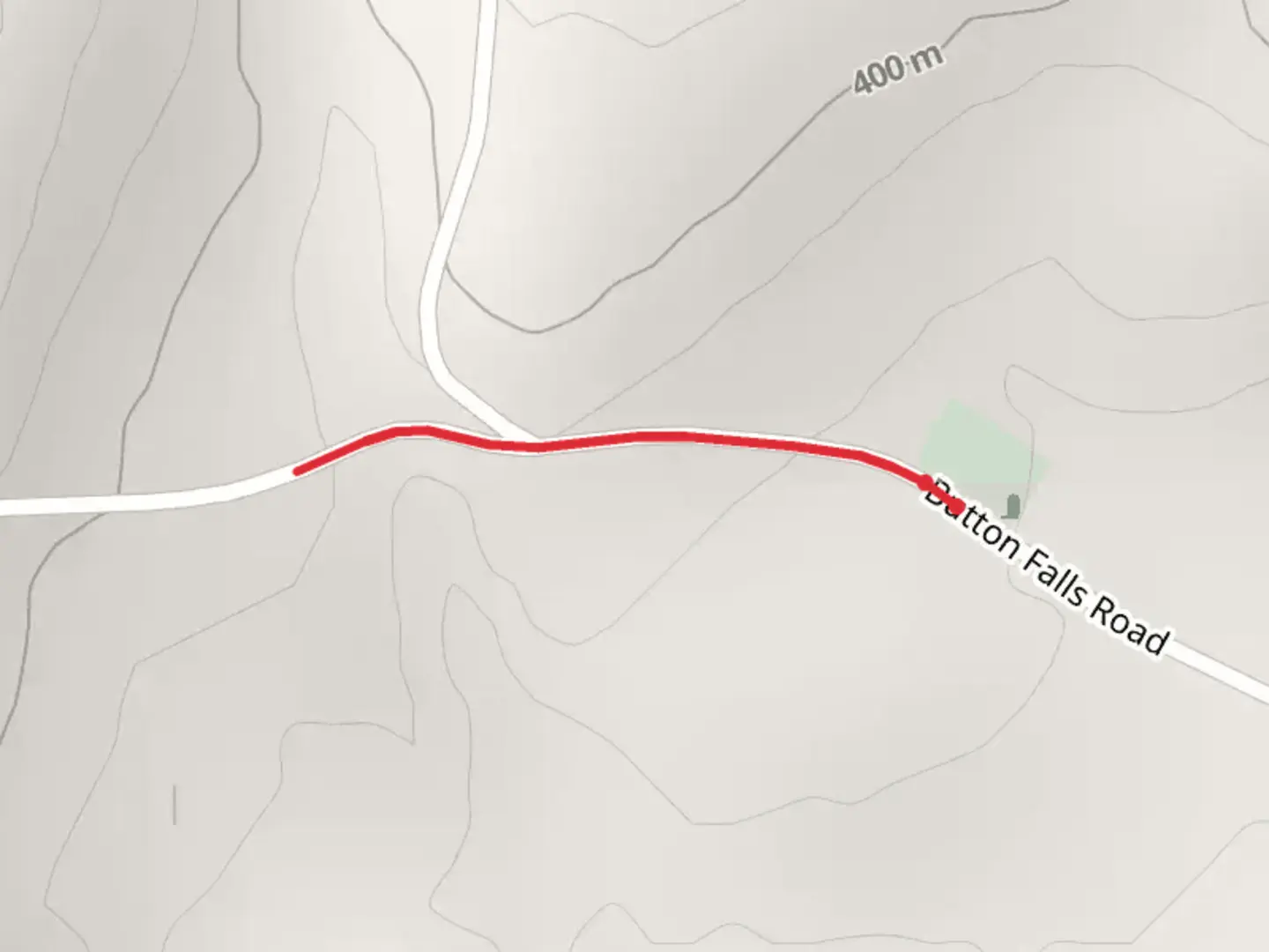 An image depicting the trail Button Falls Road Trail and its surrounding area.
