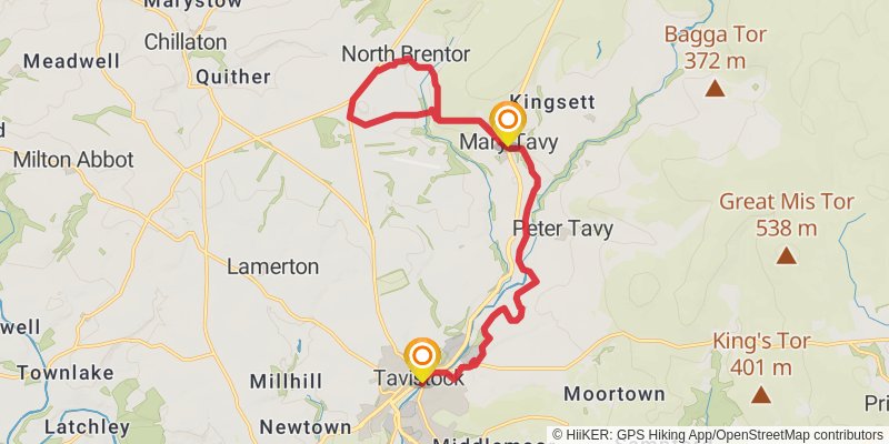 Celtic Way stage 50 Map
