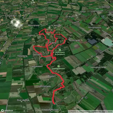 Jipsinghuizen to Laude via Westerwoldepad