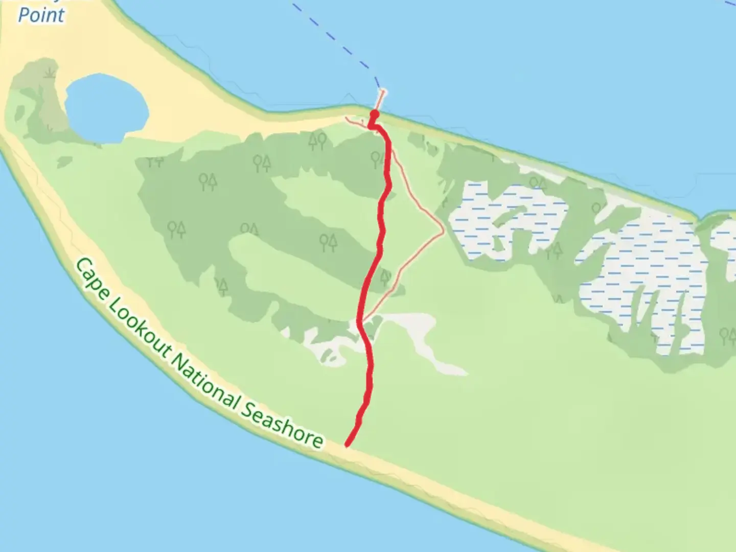 An image depicting the trail Mis Island Trail and its surrounding area.