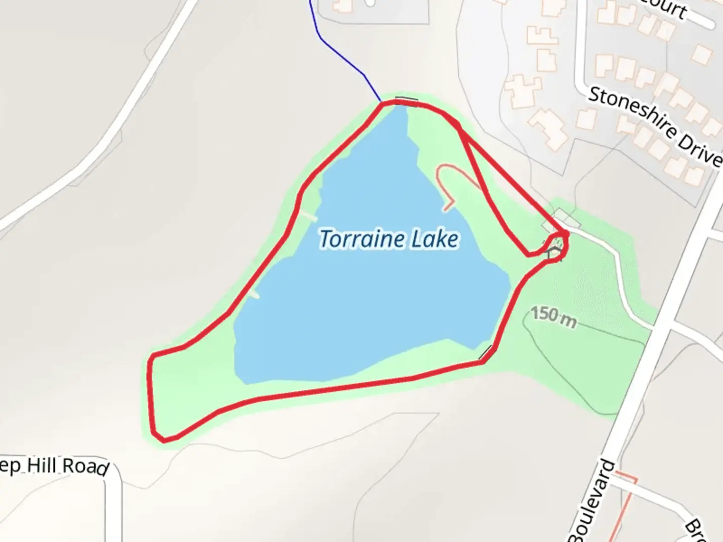 An image depicting the trail Torraine Lake Loop and its surrounding area.