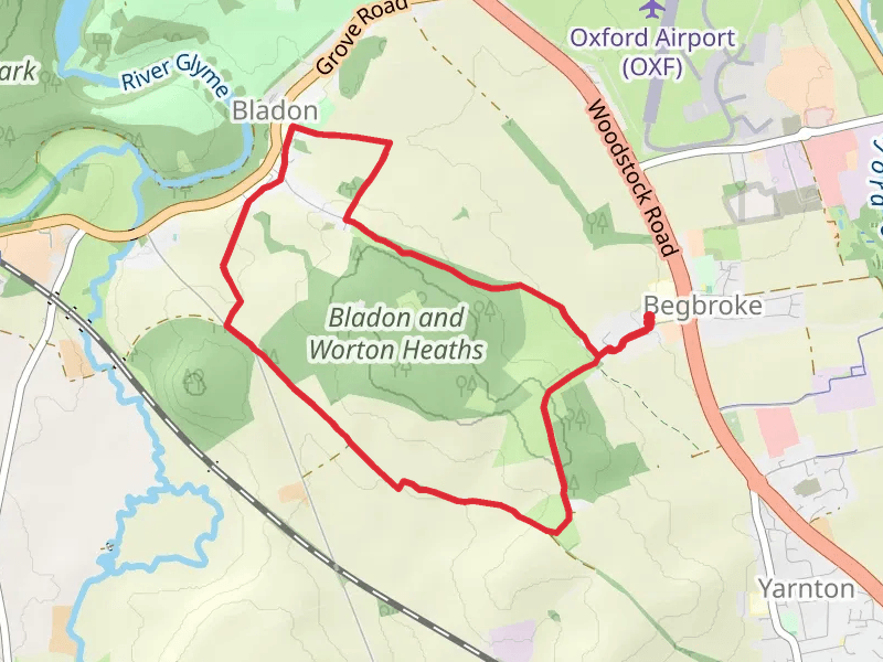 Bladon and Worton Heaths Loop