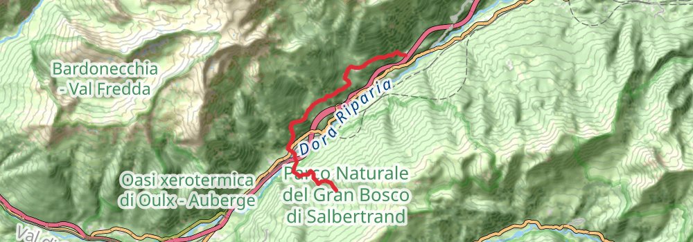 Grande Traversata delle Alpi stage 34 Map