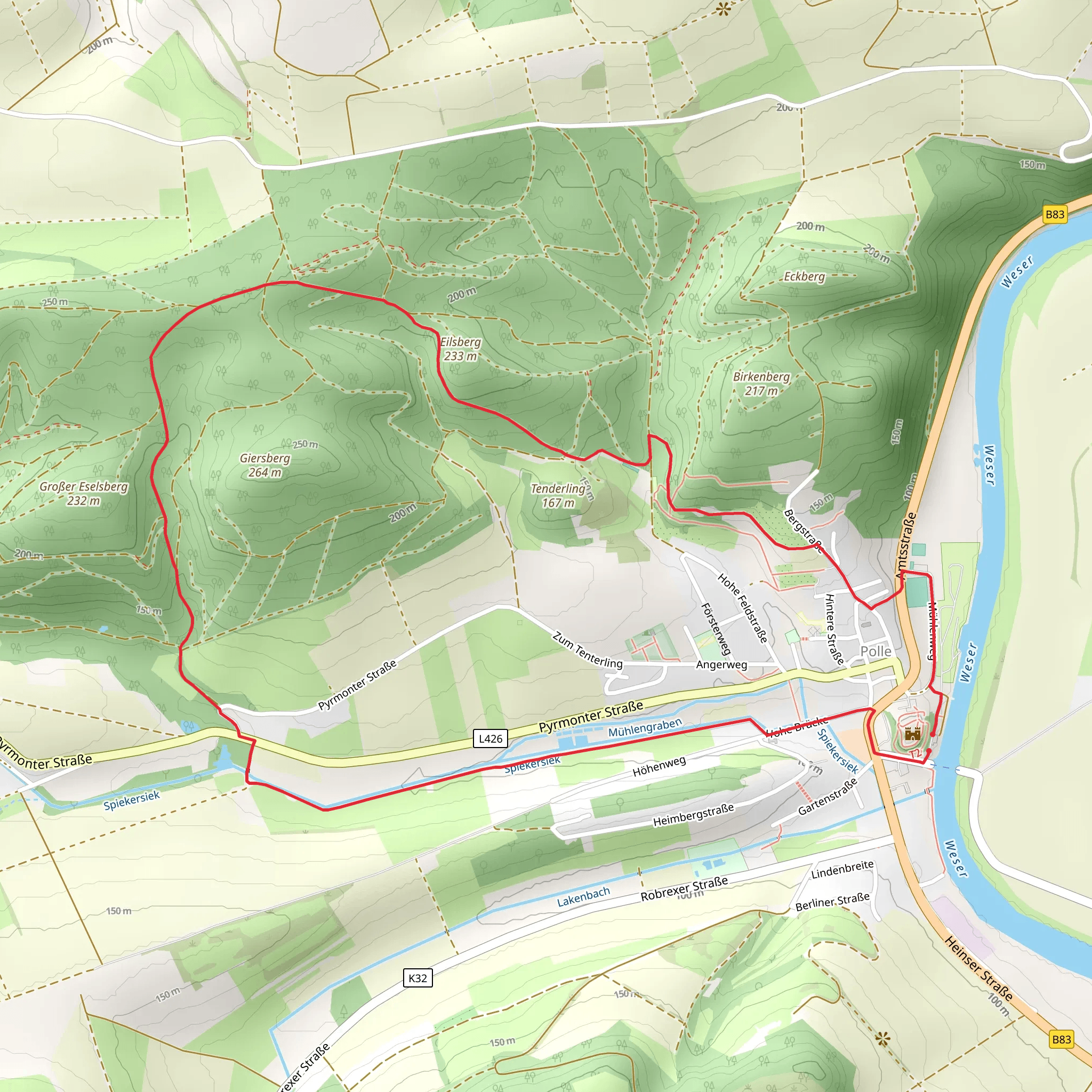 Eilsberg Loop mobile static map