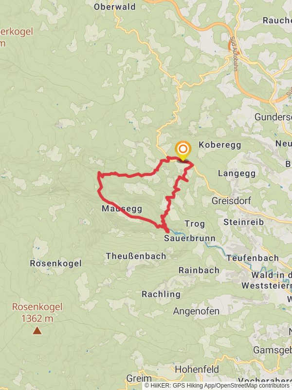 Sporiroaofen Loop Trail mobile static map