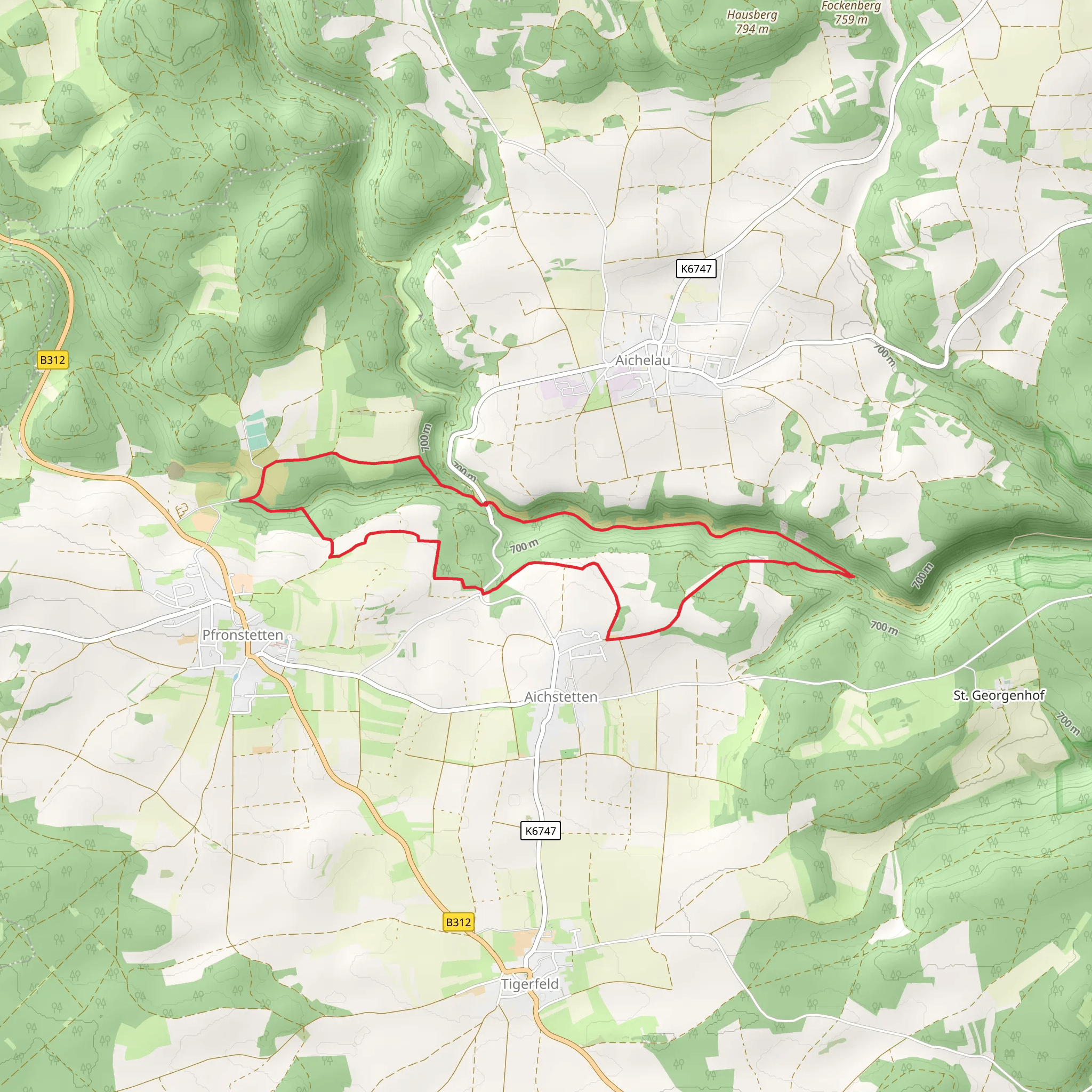 Hochgehackert Loop mobile static map