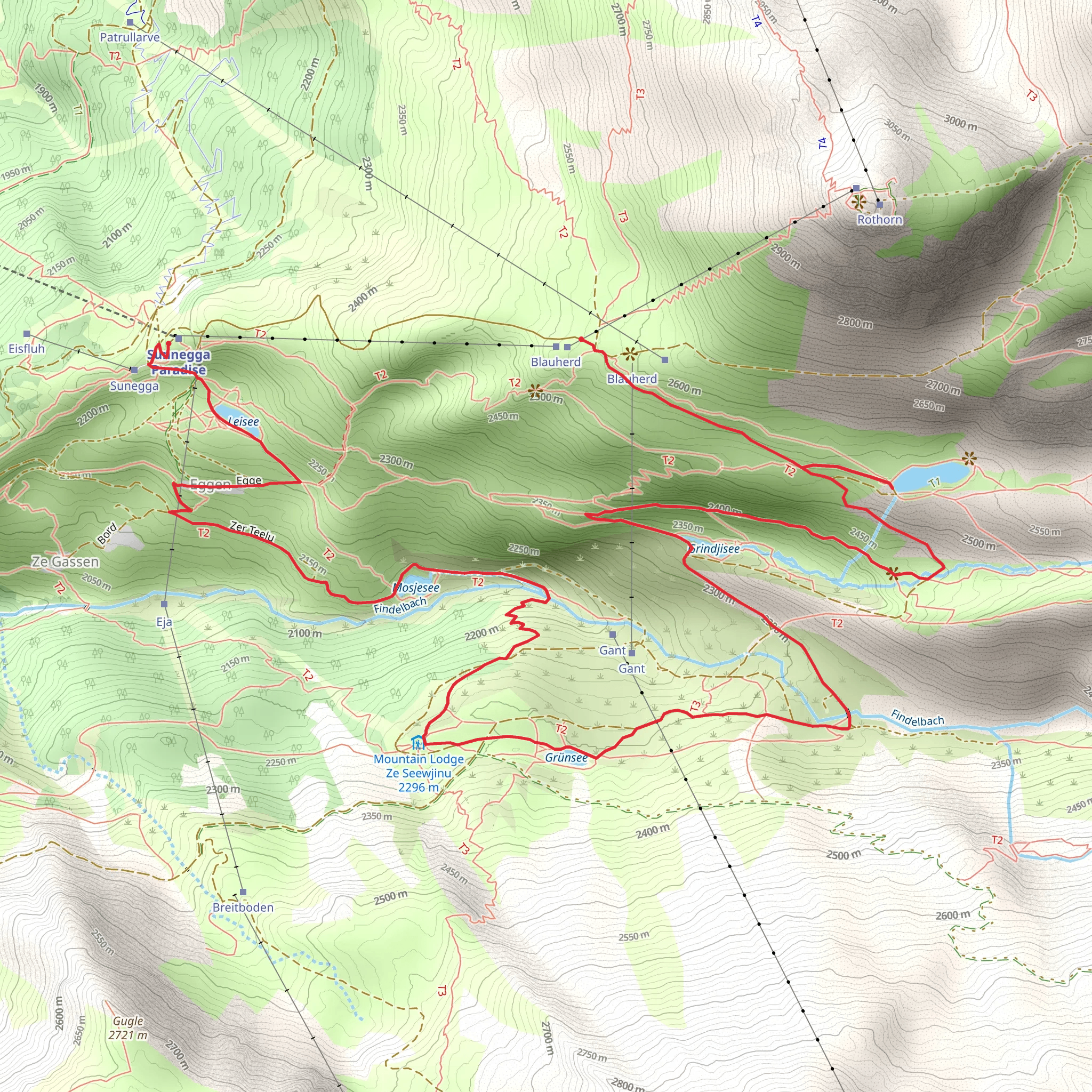 5 Lakes Walk - Nr 11 mobile static map