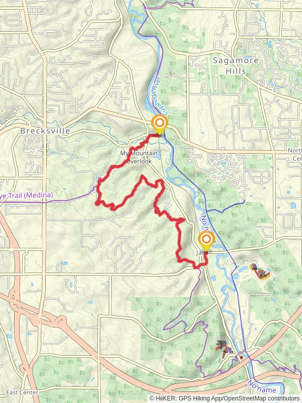 Buckeye Trail - Jaite to Brecksville