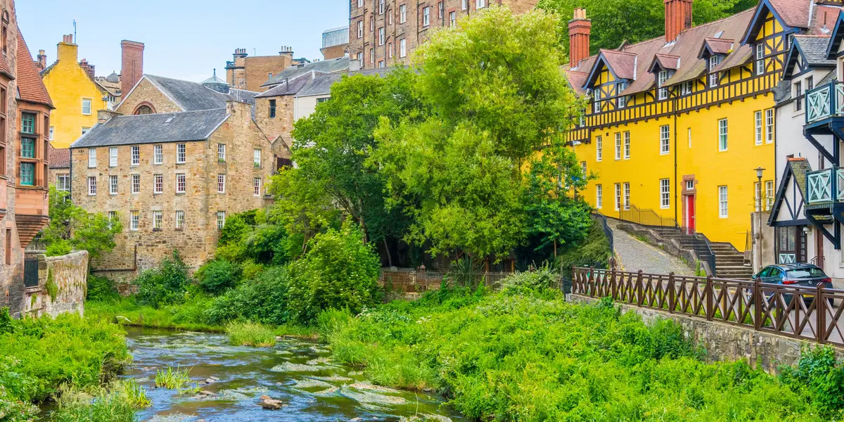 Dean Village and the Galleries of Modern Art