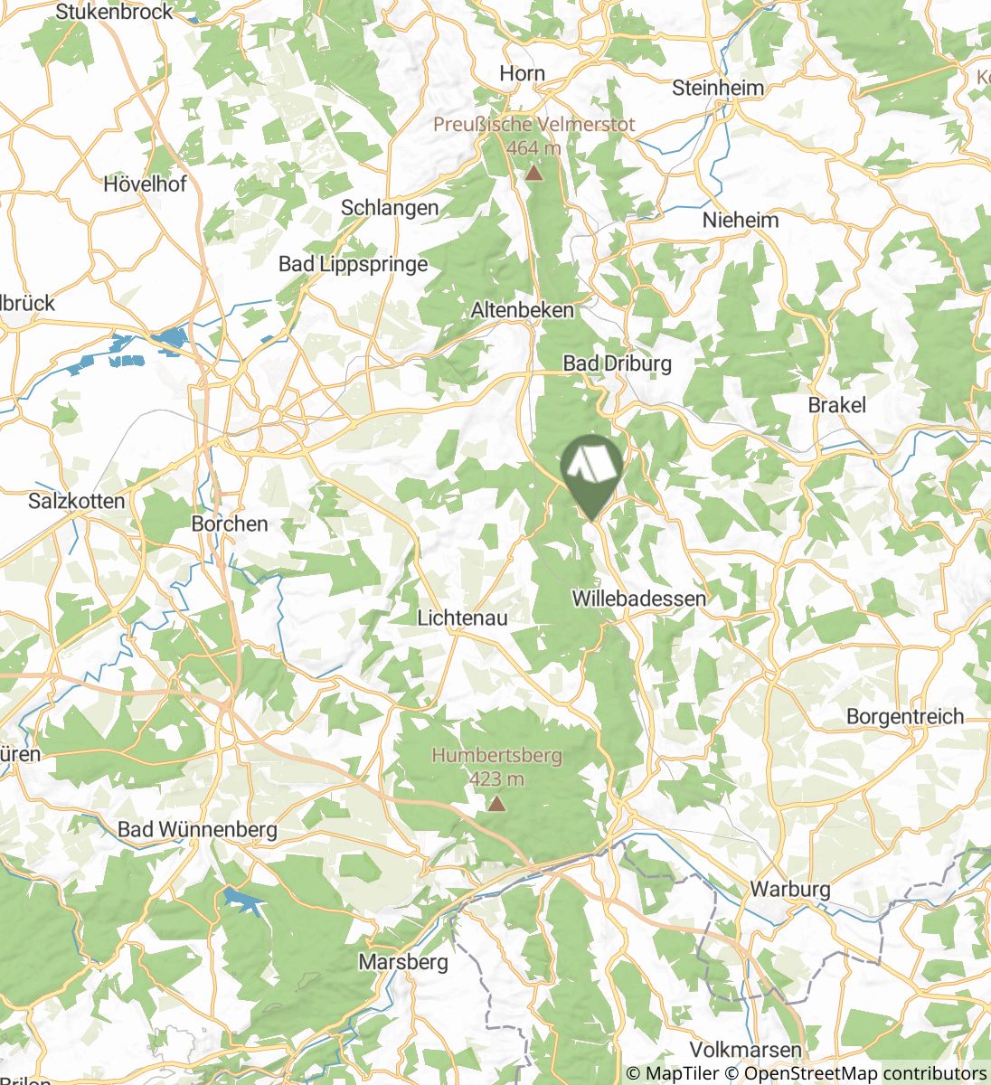 Eggeweg | Germany | Campgrounds and Places to Stay