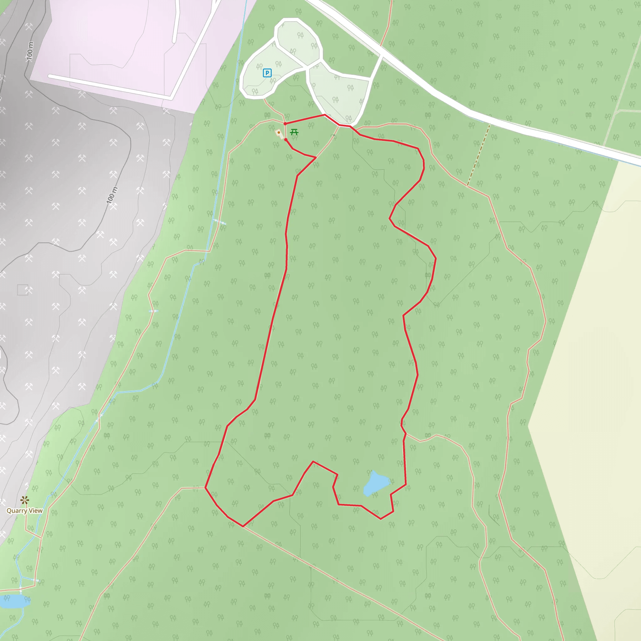 Haughmond Hill and Henry's Hike mobile static map