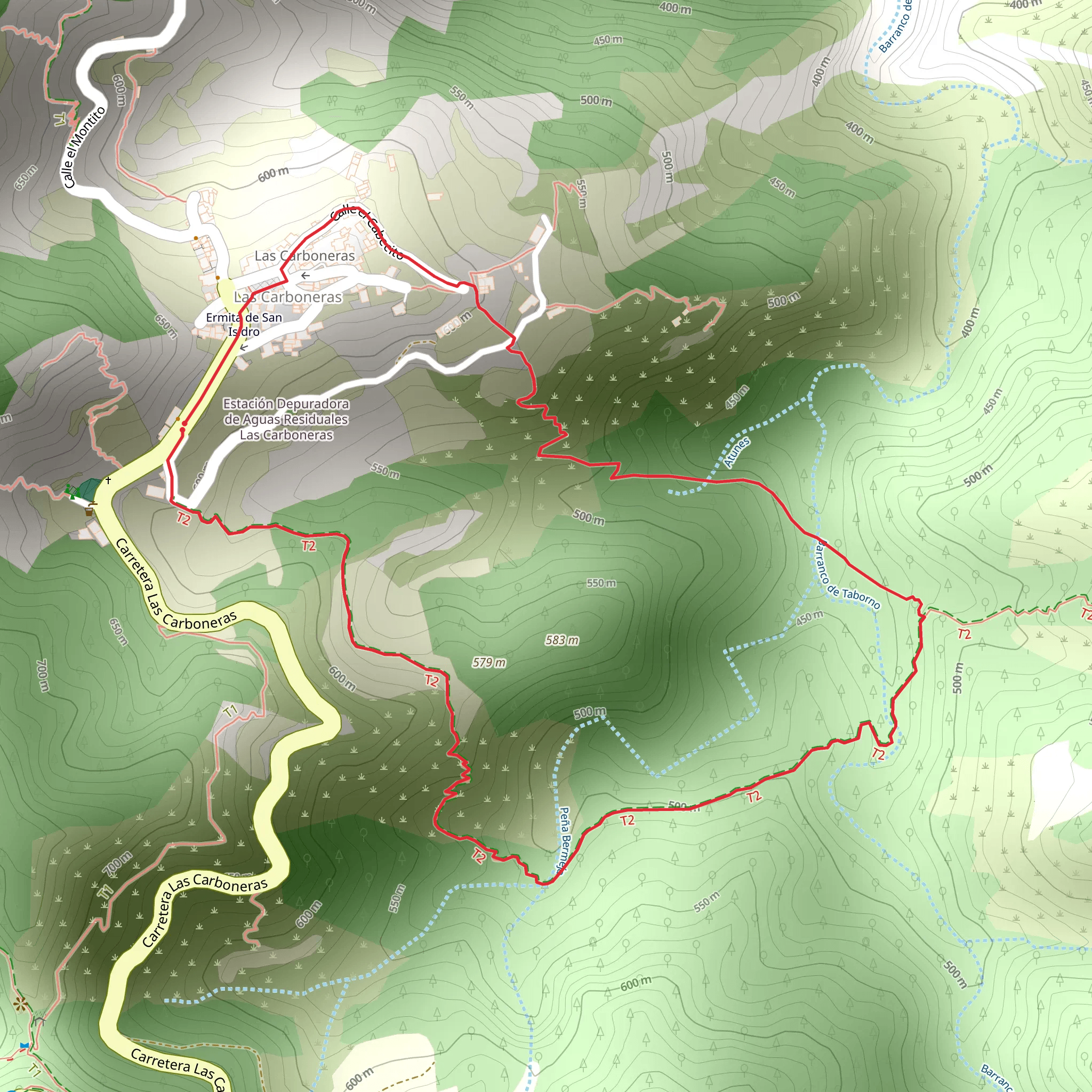 Las Carboneras mobile static map