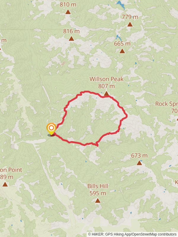 Lyman Willson Ridge and Steer Ridge Loop Trail