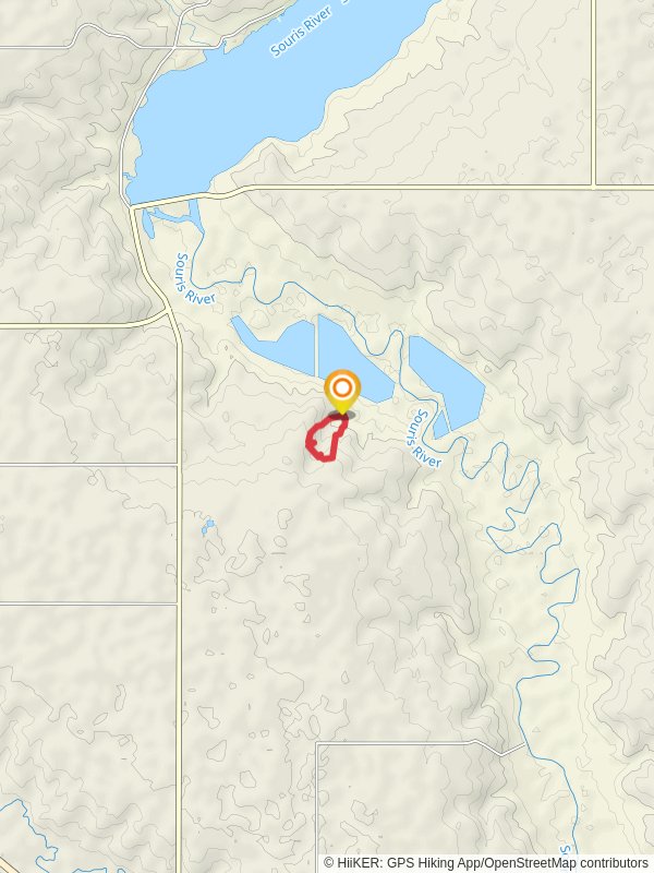 Cottonwood Nature Loop Trail mobile static map