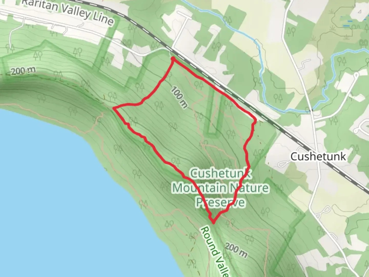 An image depicting the trail White Loop Trail and its surrounding area.