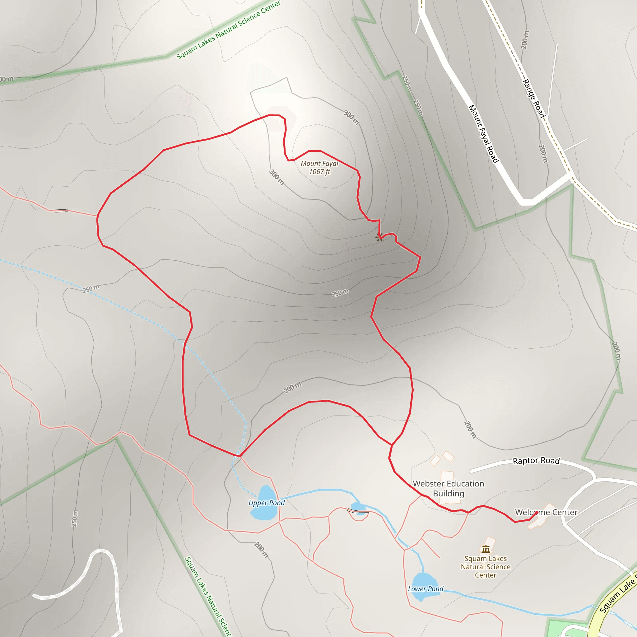 Mount Fayal Loop Trail mobile static map